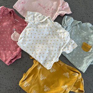 Carter's Baby 5 Pack Short Sleeve Onesies Bodysuits - 3 months
